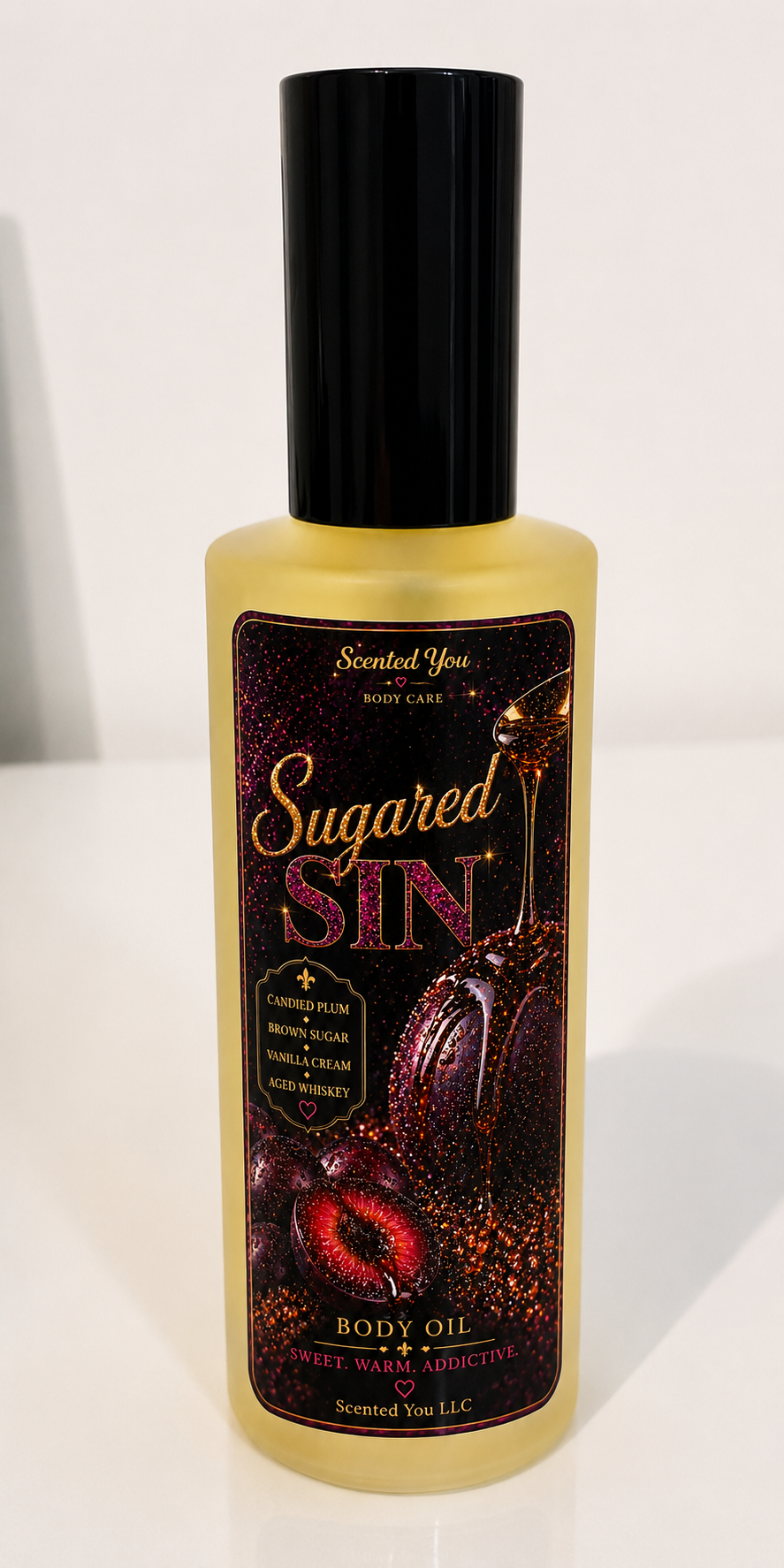 Sugared sin body oil pre order