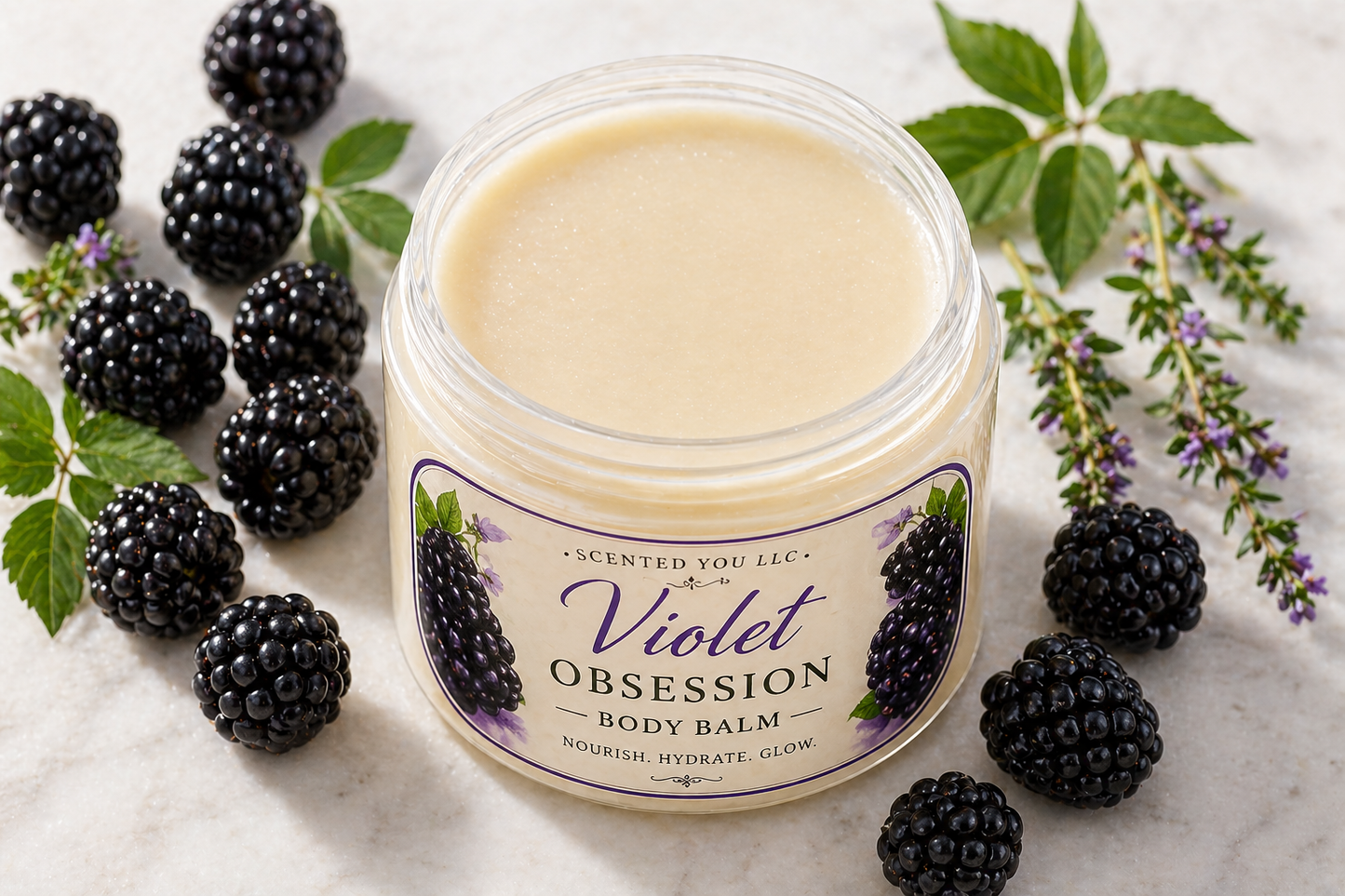 Violet obsession body balm