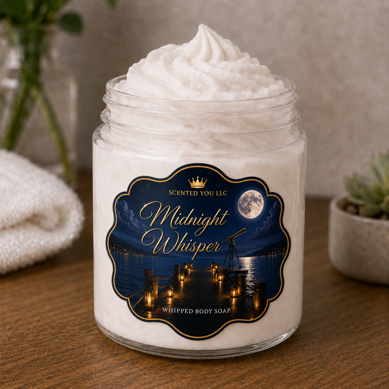 Midnight Whisper Whipped Body Soap~ pre order