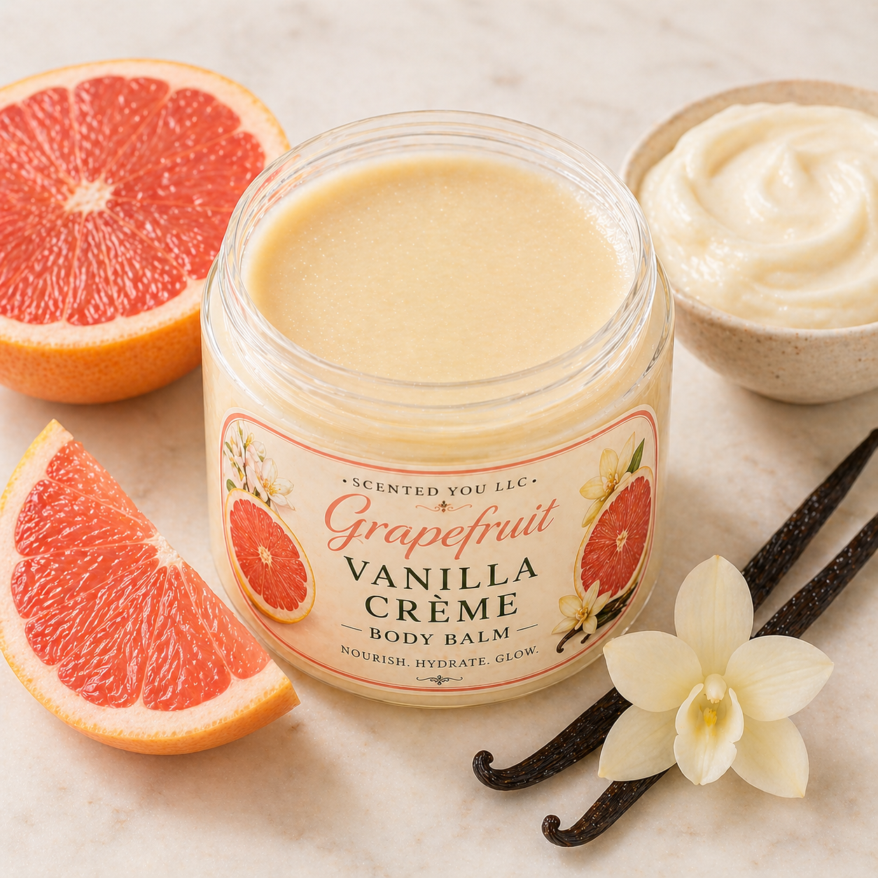 Grapefruit Vanilla Crème Body Balm