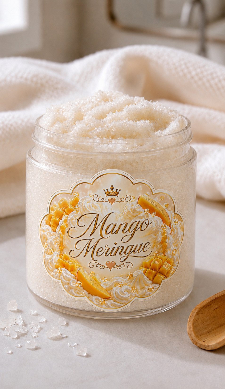 Mango Meringue sugar scrub~ pre order