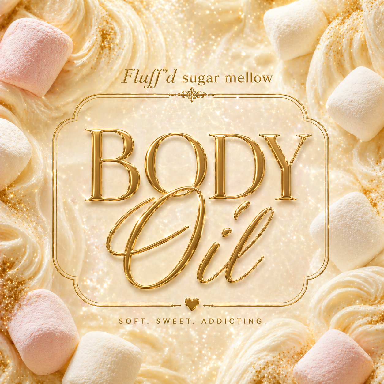 Fluff’d sugar mellow body oil- pre order