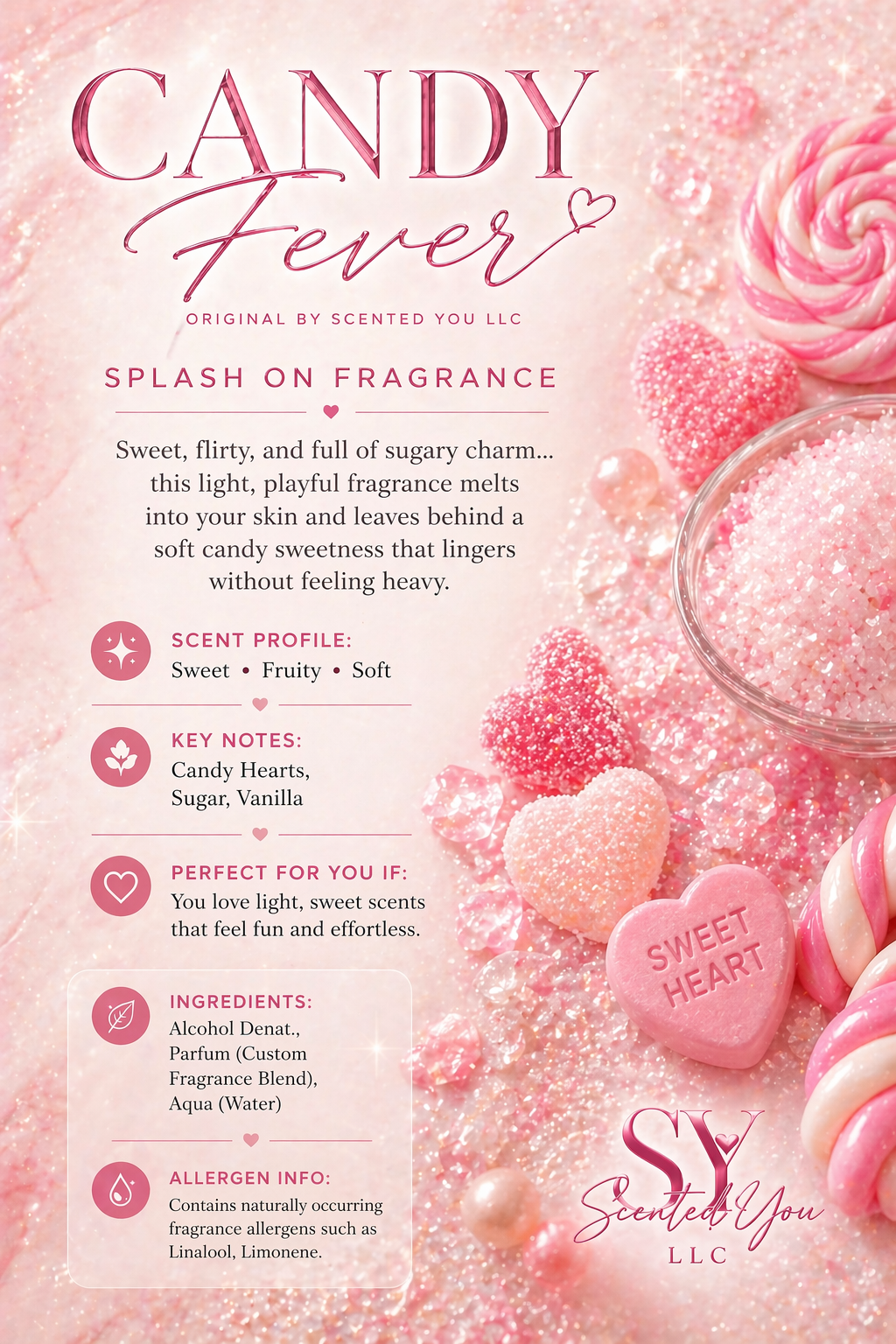 Candy  fever Splash on perfume