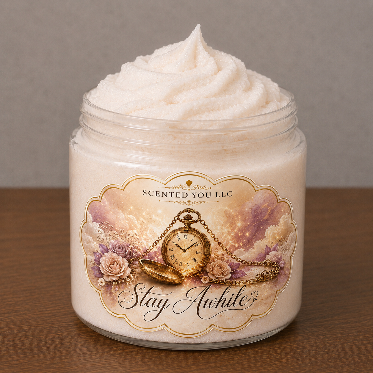 Stay Awhile Whipped Foaming Sugar Scrub~ pre order