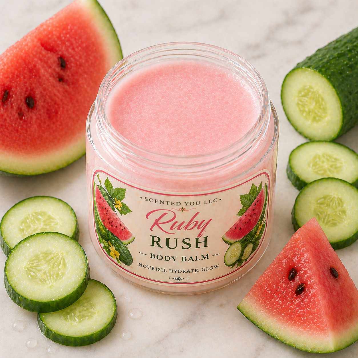 Ruby Rush body balm