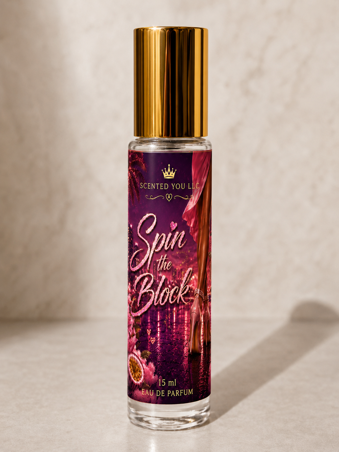 Spin  the block 15 ml eau de parfum- pre order