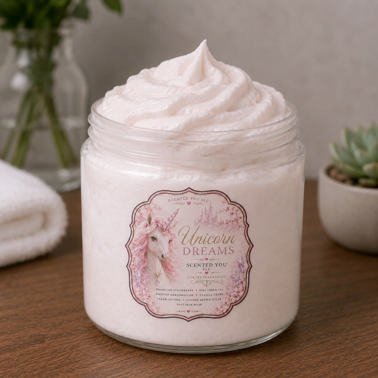 Unicorn dreams whipped body wash~ pre order